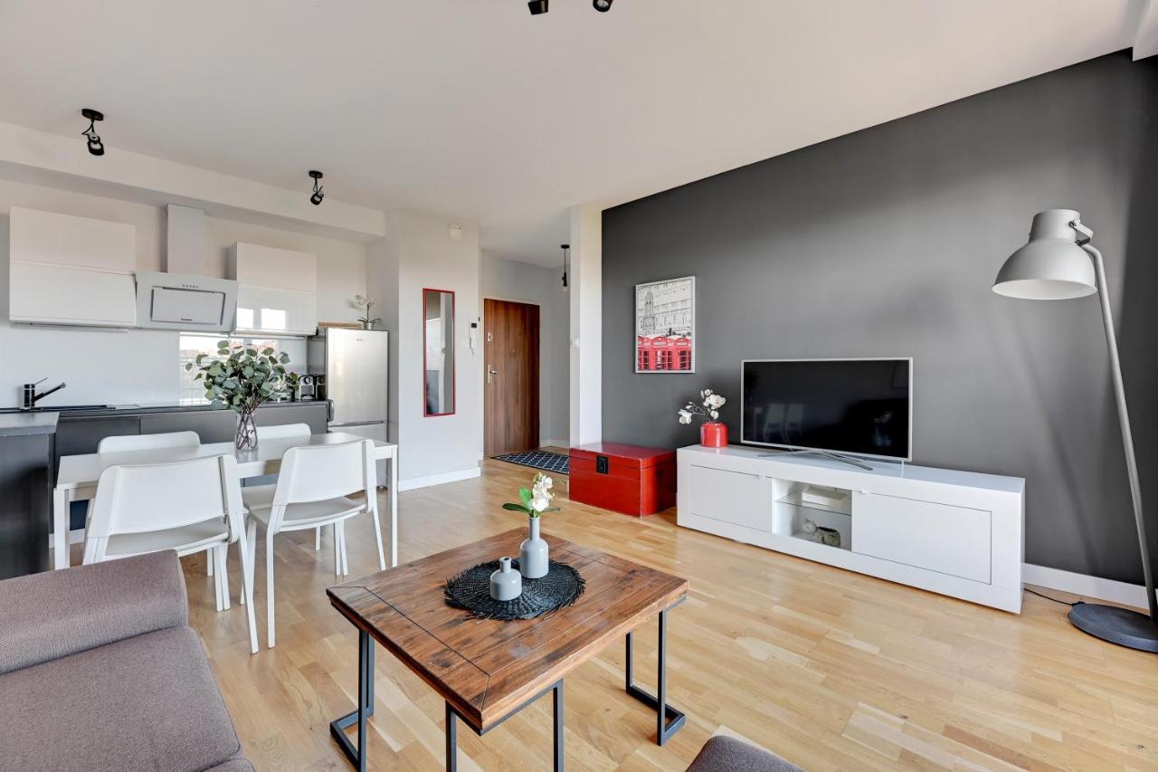 Apartmán Nowa Motlawa Spa, Pool, Gym & Parking By Downtown Gdaňsk