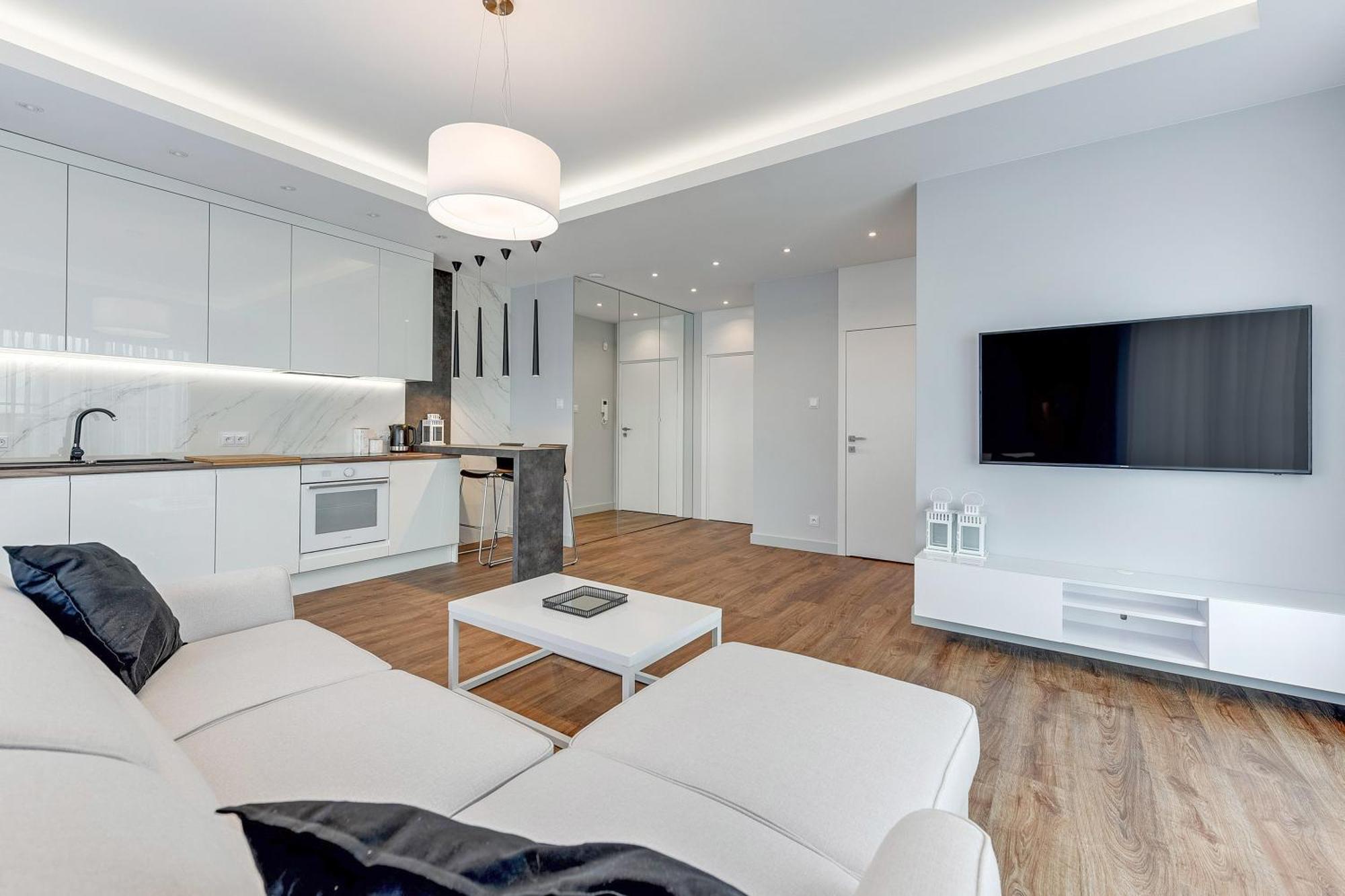 Apartmán Nowa Motlawa Spa, Pool, Gym & Parking By Downtown